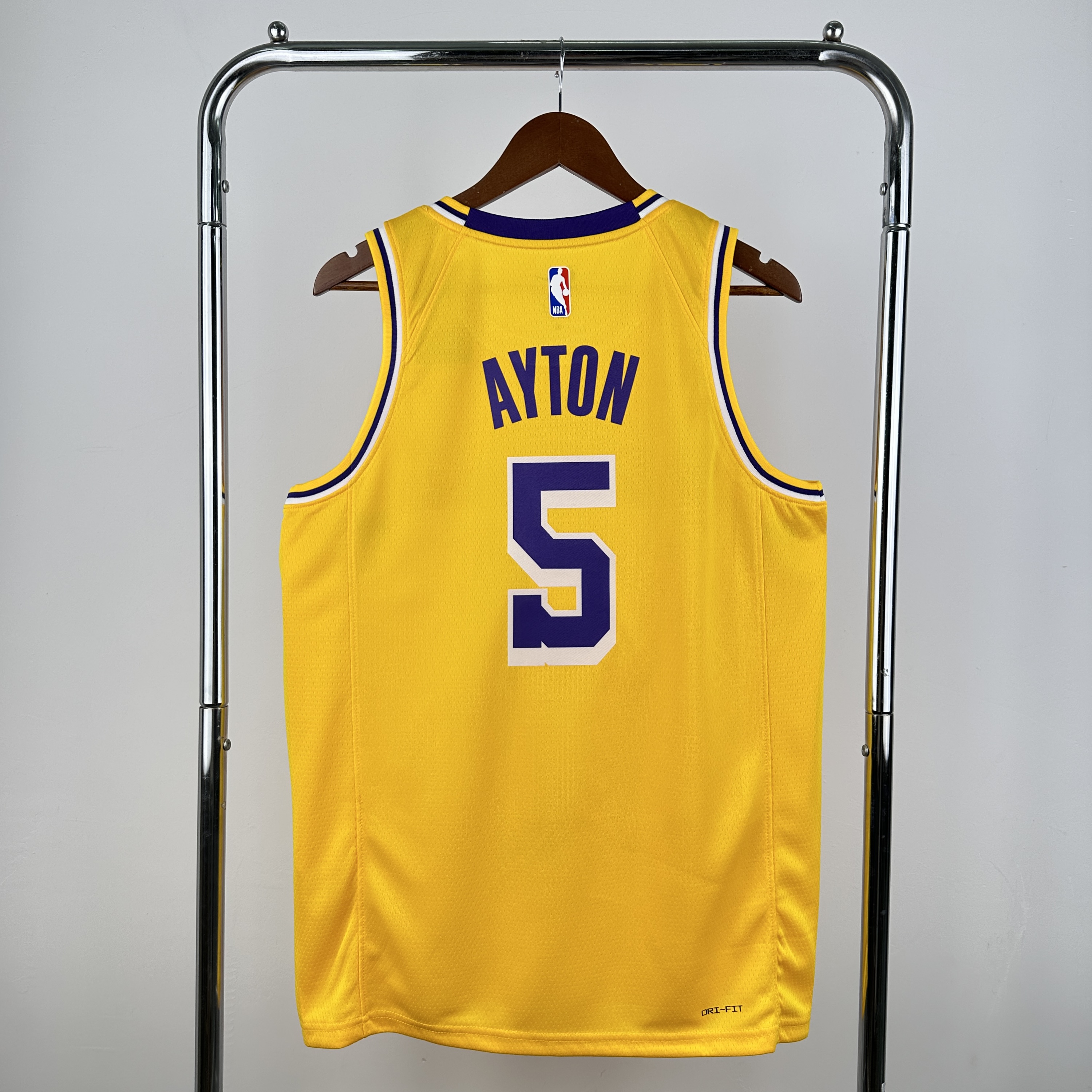 Men Los Angeles Lakers #5 Ayton yellow 2025 NBA jerseys 001->los angeles lakers->NBA Jersey